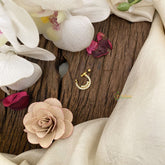 Vriksham Unique Gold Naths/Nose pin-White-G17531